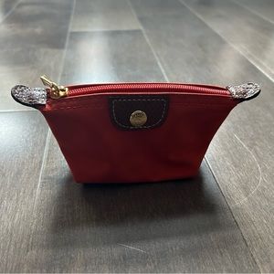 Longchamp Le Pliage Orange Coin Purse